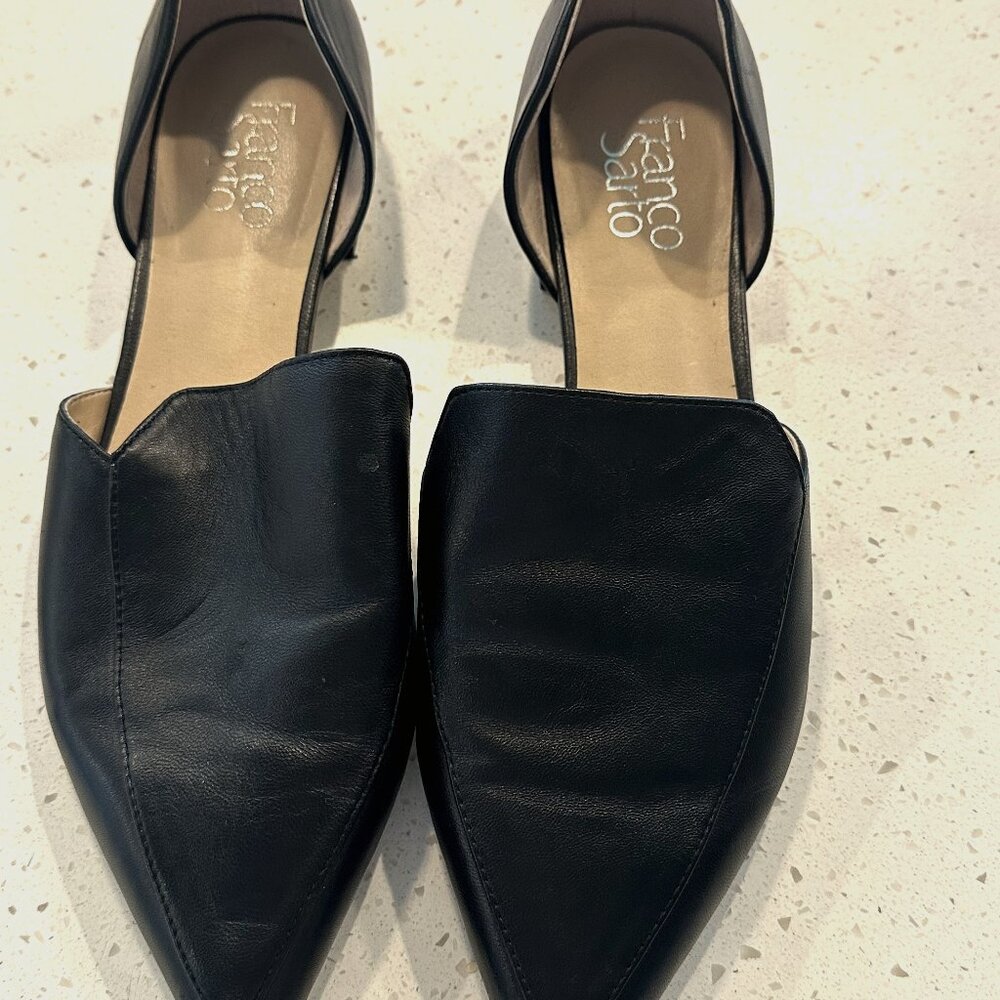 Franco Sarto Black Leather Shoes